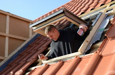 Pose de fenêtres de toit Velux au Vaudioux